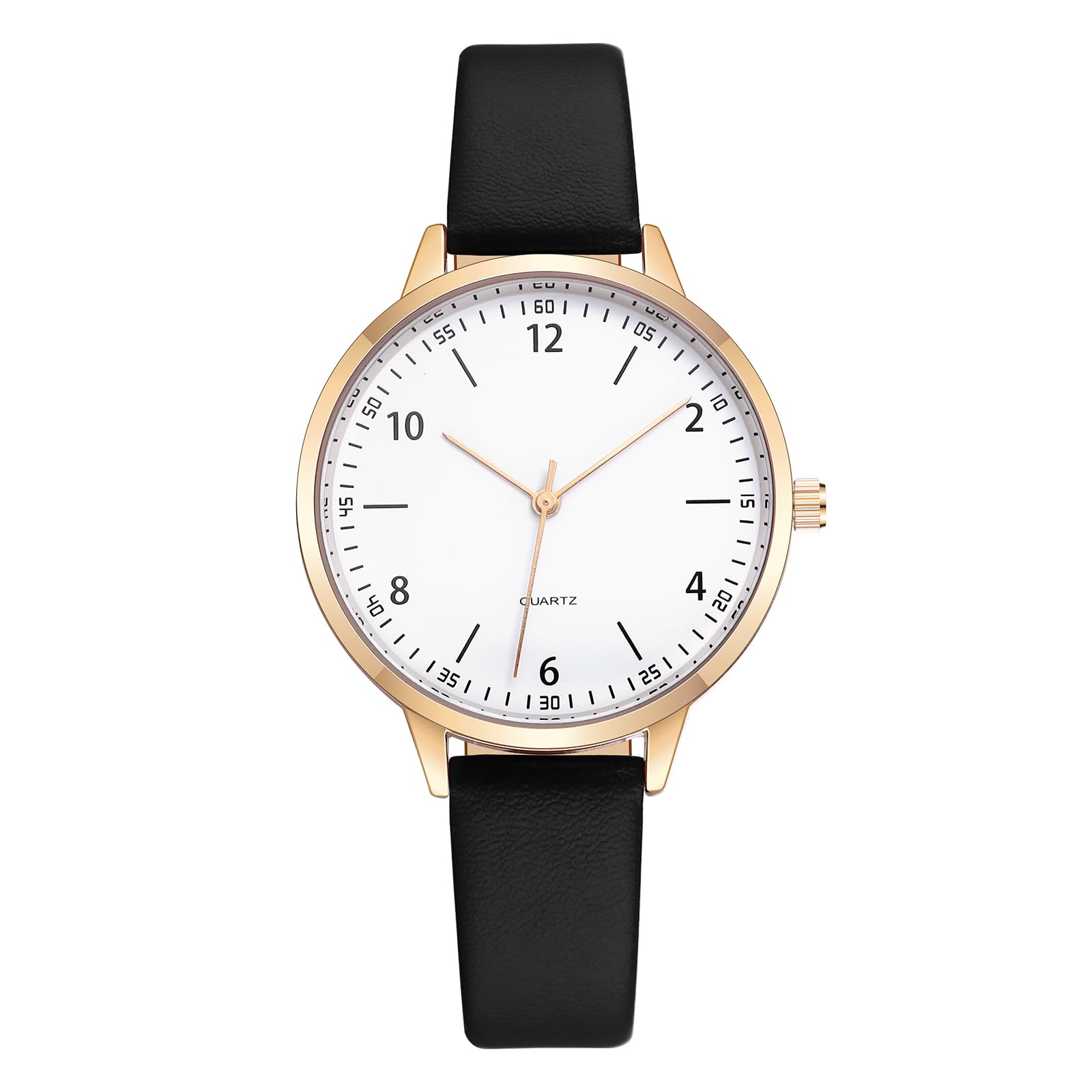IBSO Women Watches Leather Mesh Strap Round Case Analog Fashion Ladies Wrist Watches